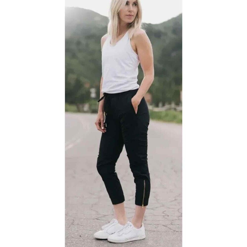 ZYIA Black Track Pants